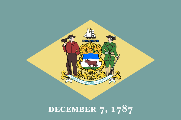 Delaware staqte flag