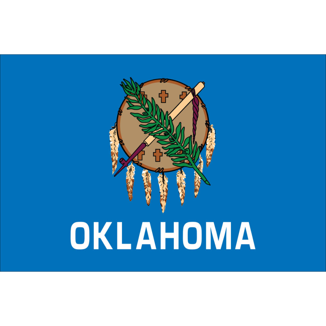 Oklahoma state flaf